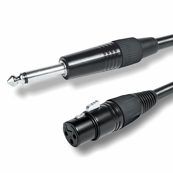 Cable de Sonido Profesional JACK6,3Mo M - XLR3 H 15mt
