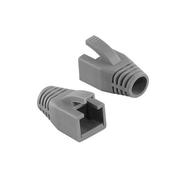 Protector RJ45 gris para cable 8mm