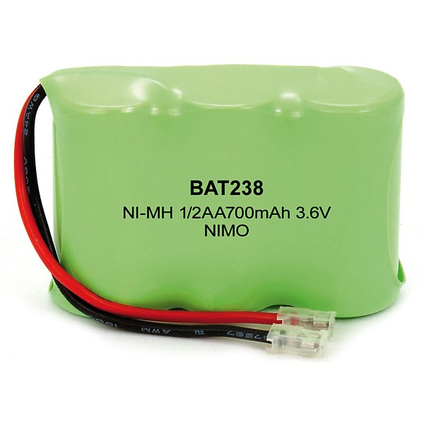 PACK BATERIAS 1/2AAx3 700MA 3,6V NI-MH