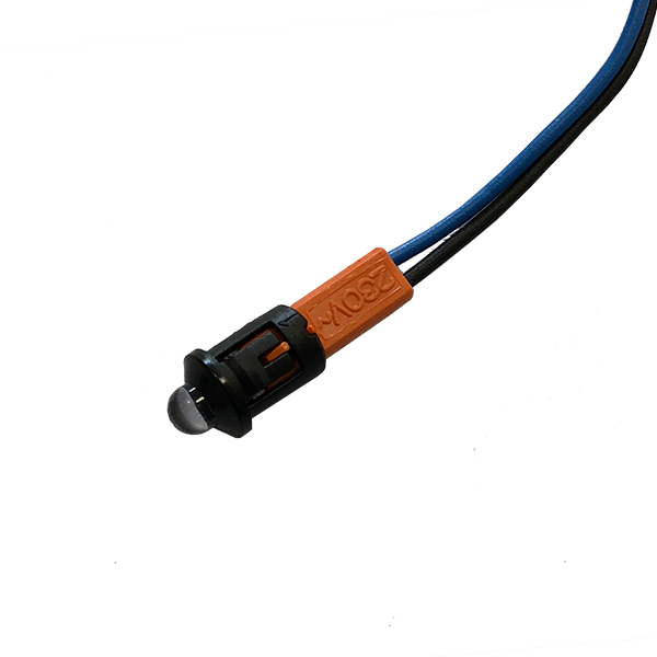 Piloto Led 9,5(8)mm 230V Ambar Alto Brillo