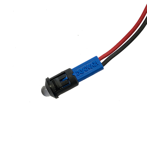 Piloto Led 9,5(8)mm 12V Azul Alto Brillo