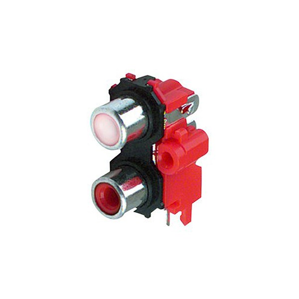 Conector RCA Hembra Doble C.Impreso