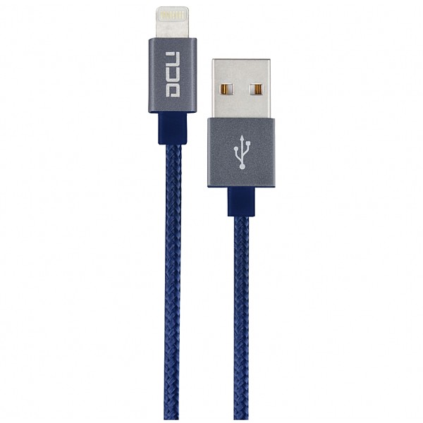 Cable Lightning - USB Aluminio Azul 2mts