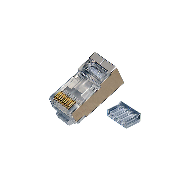 CONECTOR RJ45 FTP CAT6 con guia suelta