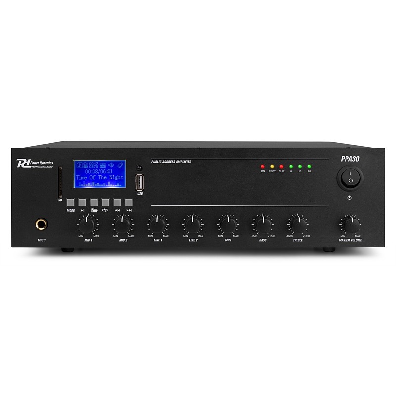 PPA30 MEZCLADOR AMPLIFICADOR 100V - 30W