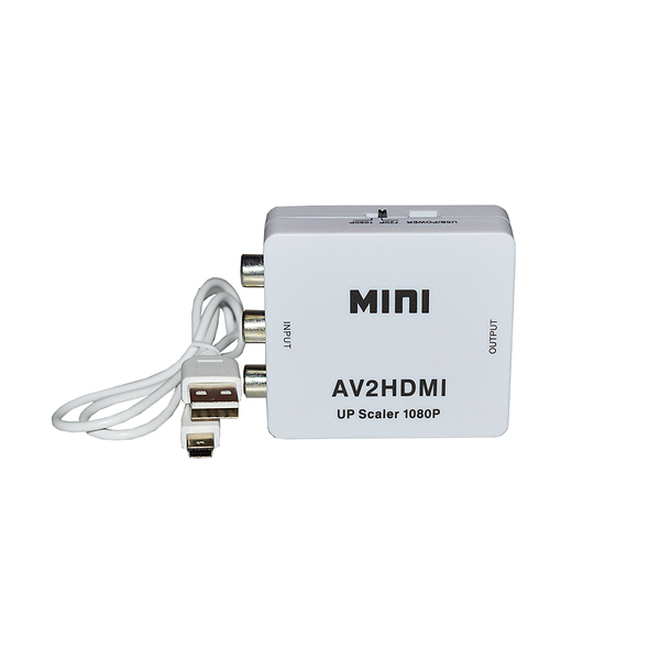 Conversor Video compuesto + audio 3 RCA a HDMI digital