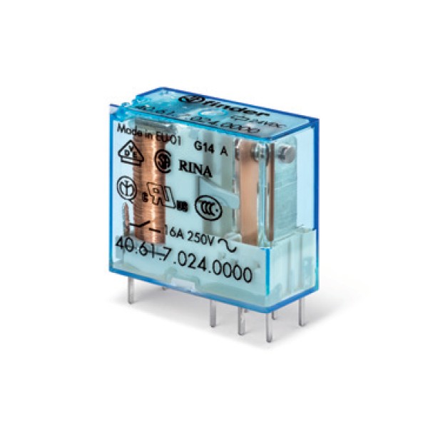 40.61.9.012 Rele Finder Serie 40 12Vdc 1CC 16A R5mm