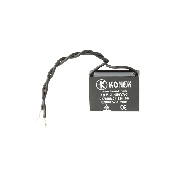Condensador de arranque con cable 3UF/450Vac