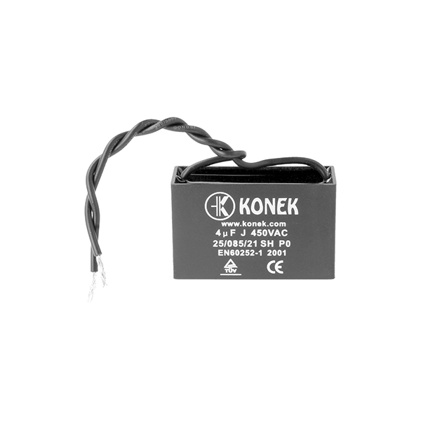 Condensador de arranque con cable 4UF/450Vac
