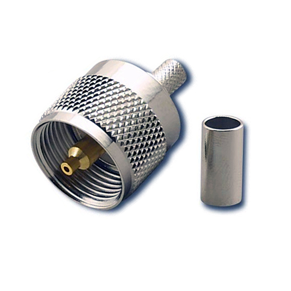 Conector UHF Macho RG58 Crimpar