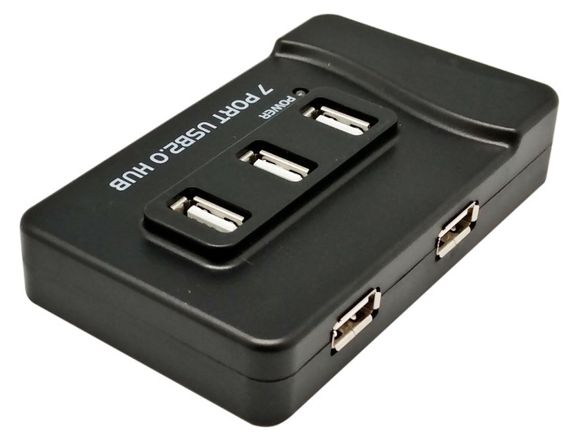 HUB USB 7 PUERTOS 2.0 ACTIVO EG0907