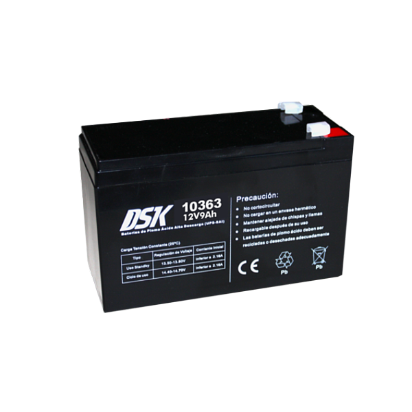 Bateria 12V 9Ah Alta Descarga