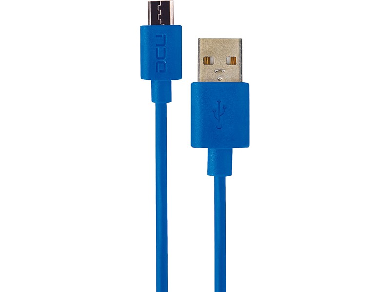Cable Micro USB - USB Azul 2mts