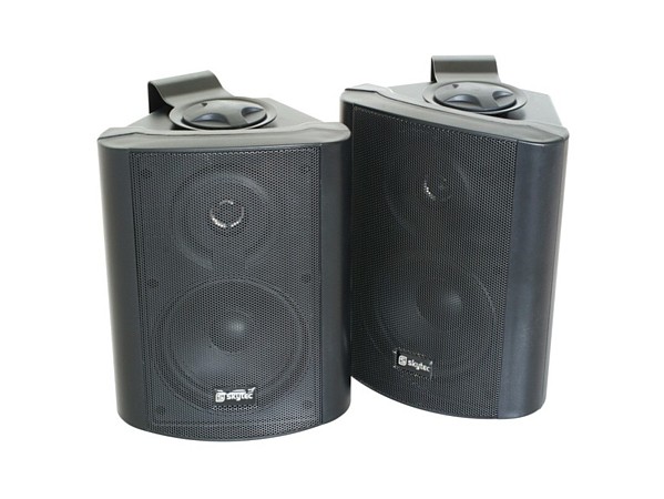100.019 Pareja de bafles 2-vias 100W Negro