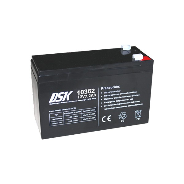 Bateria 12V 7,2Amp Alta descarga