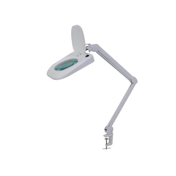 LUPA DE BANCO 5 DIOPTRIAS C/LUZ 60-LEDS VTLLAMP1WN