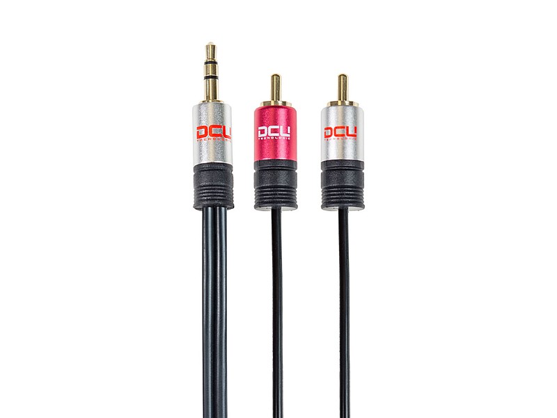 Cable Jack 3.5 ST a 2RCA Macho 1mt