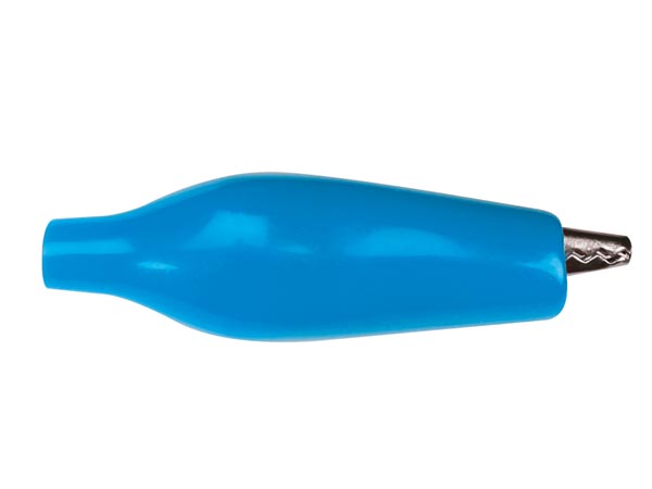 Pinza Cocodrilo Aislada Azul 27mm (total 35m)