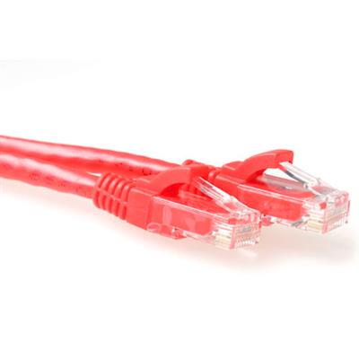Latiguillo Cat6 UTP 1mts ROJO Cu
