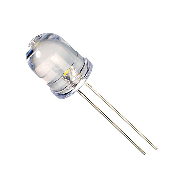 Led 10mm Amarillo 595nm 6300mcd