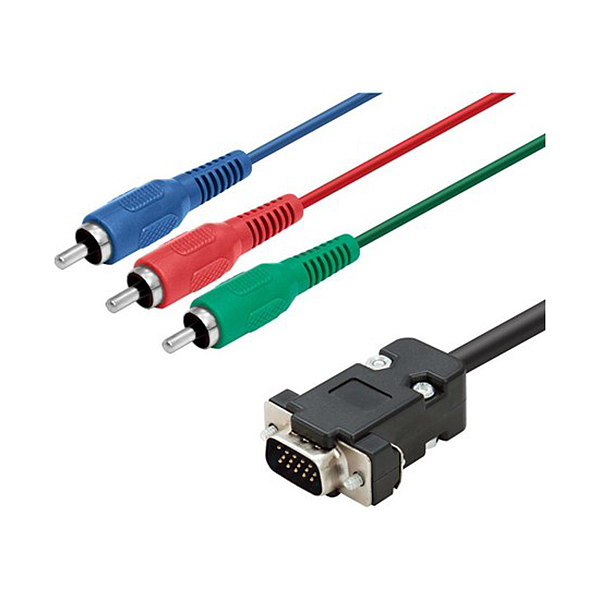 CABLE RGB 3xRCA(out) A SVGA(in) 5MT
