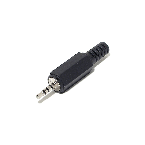 Jack 2,5mm Macho 4 Contactos Plastico