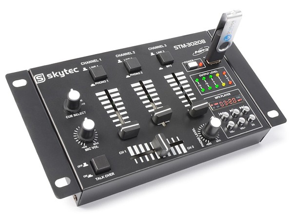 STM-3020B Mezclador de 6 canales con USB/MP3