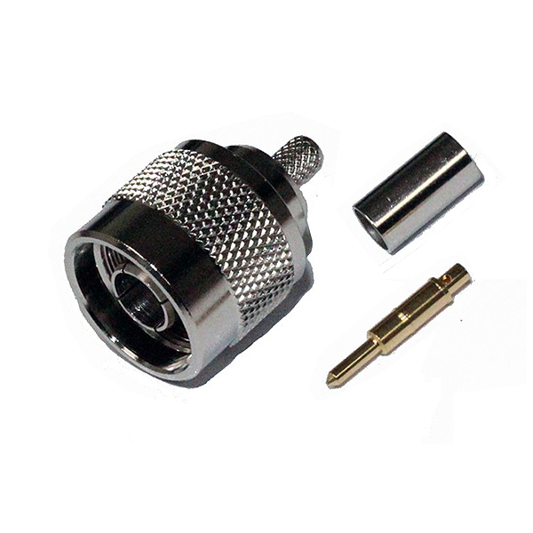 Conector N Macho RG223 Crimpar