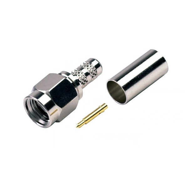 Conector SMA Macho RG223 Crimpar