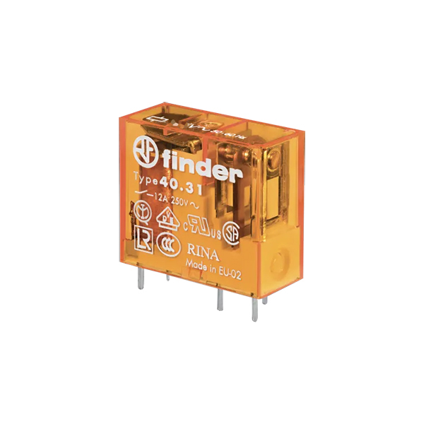 40.31.8.048 Rele Finder Serie 40 48Vac 1CC 10A