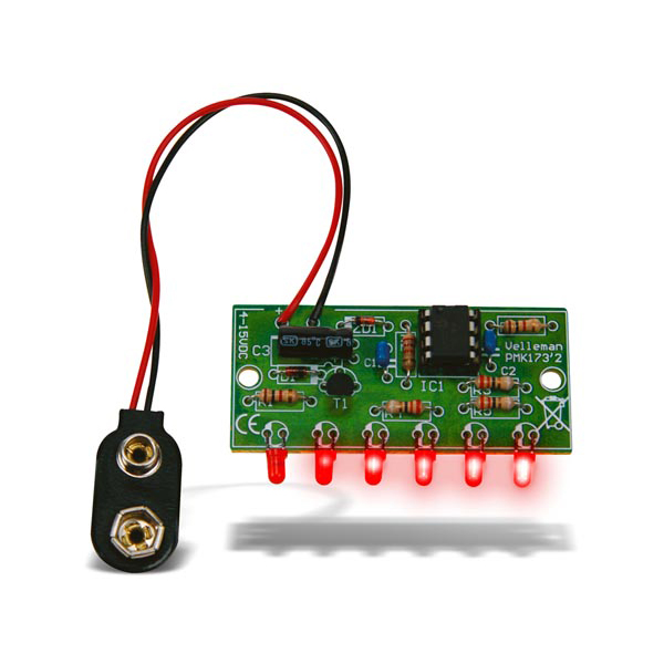 WSL173 MINI CHASER CON 6 LEDs (Requiere montaje)
