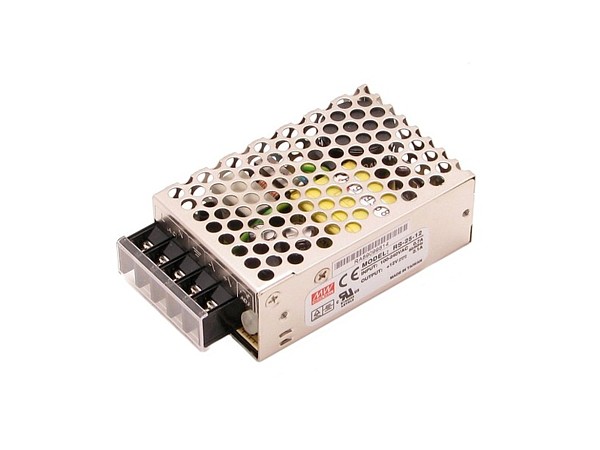 RS-25-5 Fuente alimentación conmutada 5VDC 25W  Meanwell