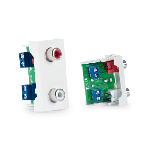 Conector 2xRCA WP-42R