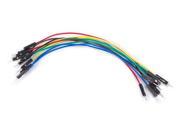 Cables De Puente Macho / Macho (15 Cm) - 10 Uds