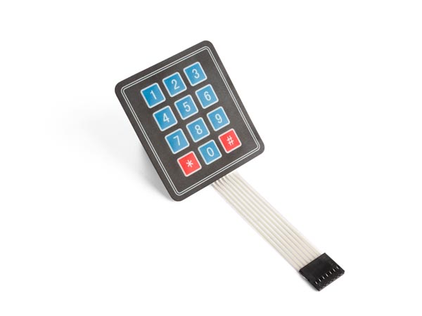 WPI300 Teclado De Membrana Matricial 3 X 4