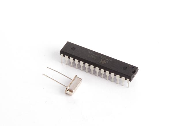 ATMEGA328P CI MCU CON BOOTLOADER ARDUINO UNO Y OSCILADOR DE CRISTAL 16 MHz