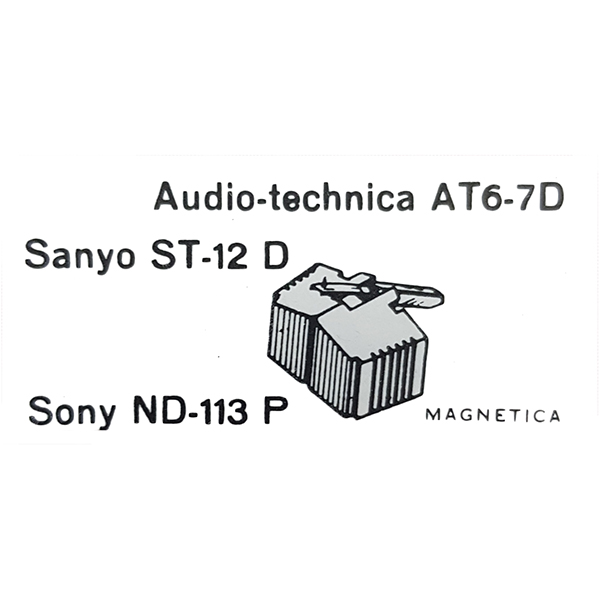 Aguja magnetica para Audio Technica AT6 (hasta finalizar existencias)
