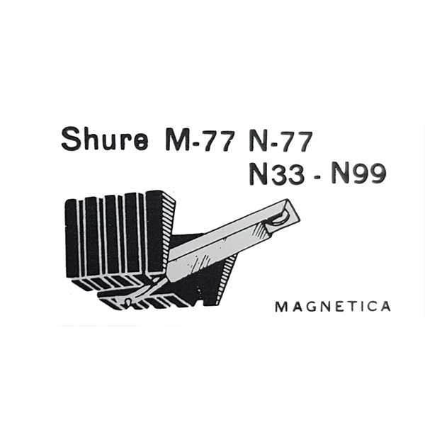 Aguja magnetica para Shure M77 (hasta finalizar existencias)